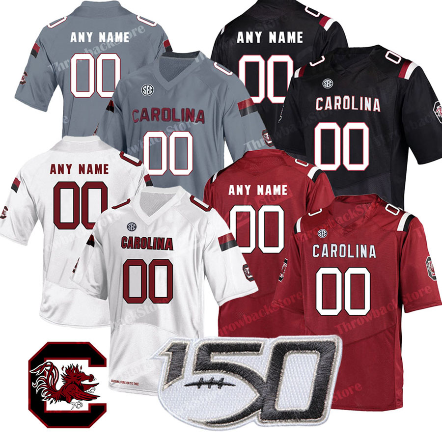 NCAA custom South Carolina Gamecock Ryan Hilinski jersey Bryan Edwards Rico Dowdle Tavien Feaster Shi Smith 150th patch football jerseys, Men/red/150th patch
NCAA custom South Carolina Gamecock Ryan Hilinski jersey Bryan Edwards Rico Dowdle Tavien Feaster Shi Smith 150th patch football jerseys, Men/red/150th patch