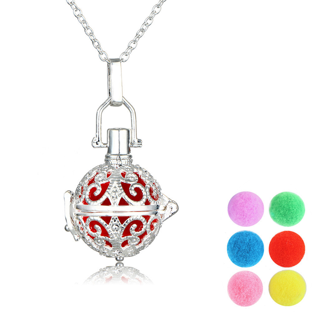 Diy Aromatherapy Bead Necklace Cage Style Plate With Silver Brass Perfume Magic Box Pendant
Diy Aromatherapy Bead Necklace Cage Style Plate With Silver Brass Perfume Magic Box Pendant