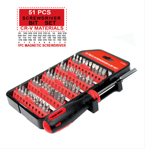 Hot Wholesales!!! Free shipping Toolman 51 pcs Compact Hand Tool Screwdriver Bit Set Compact Hand Tool Magnetic
Hot Wholesales!!! Free shipping Toolman 51 pcs Compact Hand Tool Screwdriver Bit Set Compact Hand Tool Magnetic