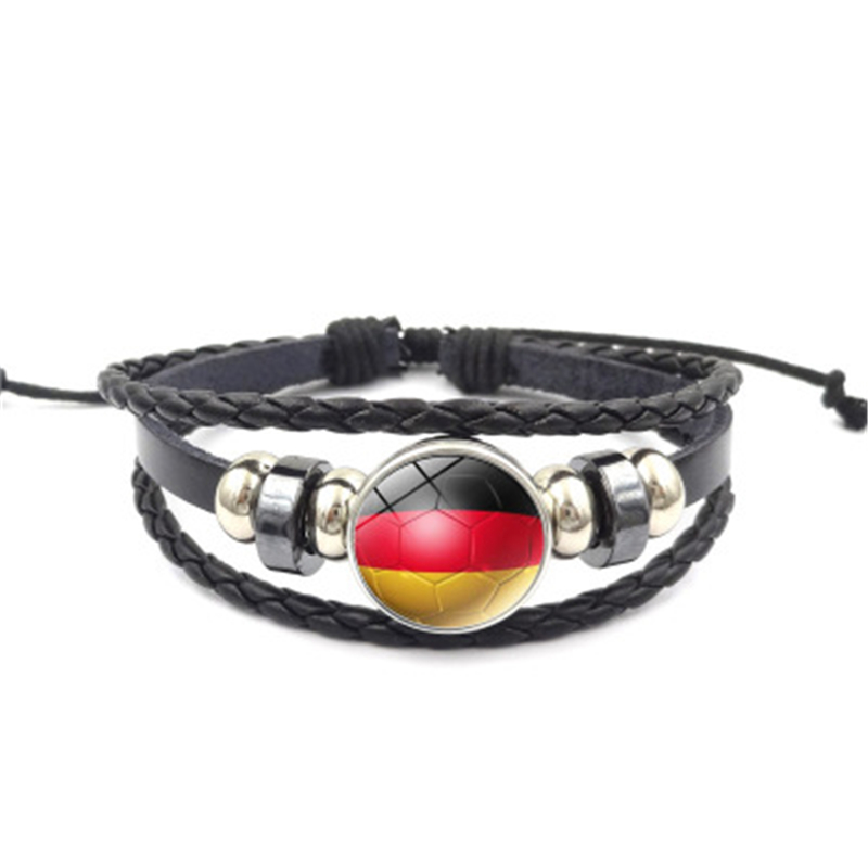 Link, Chain The FI FA World Cup Football Team Germany Leather Bracelet Po Picture Dome Cabochon Glass Snap Button
Link, Chain The FI FA World Cup Football Team Germany Leather Bracelet Po Picture Dome Cabochon Glass Snap Button