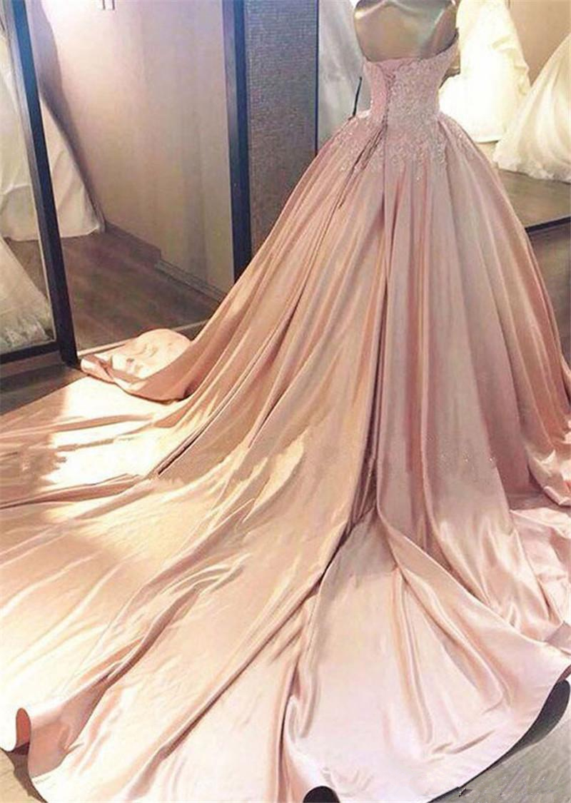 2020 New Arrival Quinceanera Dresses Appliques Ruffles Puffy Ball Gown Evening Pageant Gowns Sweetheart Junior Vestidos de 15 Anos QC1484