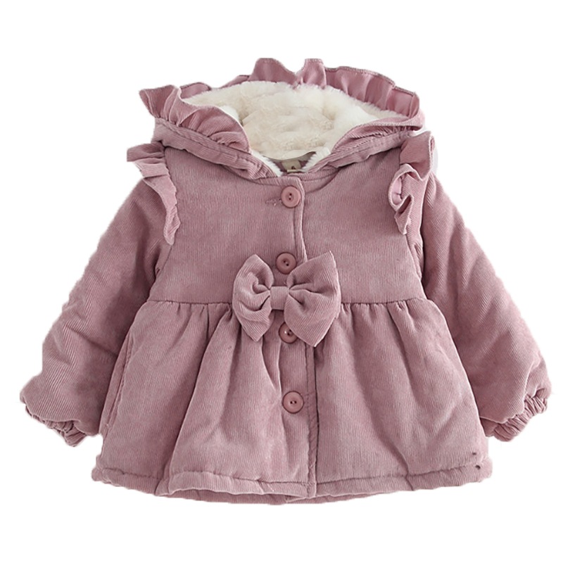 Infant Kids Hooded Jacket Winter Baby Girls Warm Coat Cute Thicken Velvet Baby Coat Solid Children Outwear, Pink
Infant Kids Hooded Jacket Winter Baby Girls Warm Coat Cute Thicken Velvet Baby Coat Solid Children Outwear, Pink