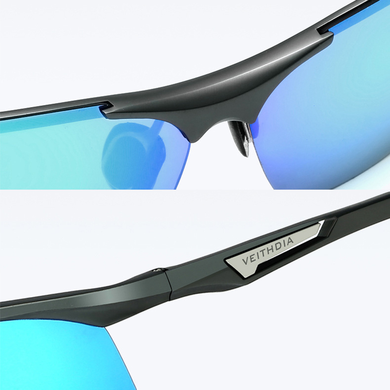VEITHDIA Aluminum Magnesium Men's Sunglasses Polarized Men Coating Mirror Glasses Male Eyewear Accessories For Men 6562 T191230