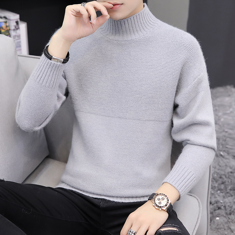 2020 new men's half-high collar sweater autumn and winter new Korean version cultivation hooded youth trend knit bottoming shirt, Army green
2020 new men's half-high collar sweater autumn and winter new Korean version cultivation hooded youth trend knit bottoming shirt, Army green