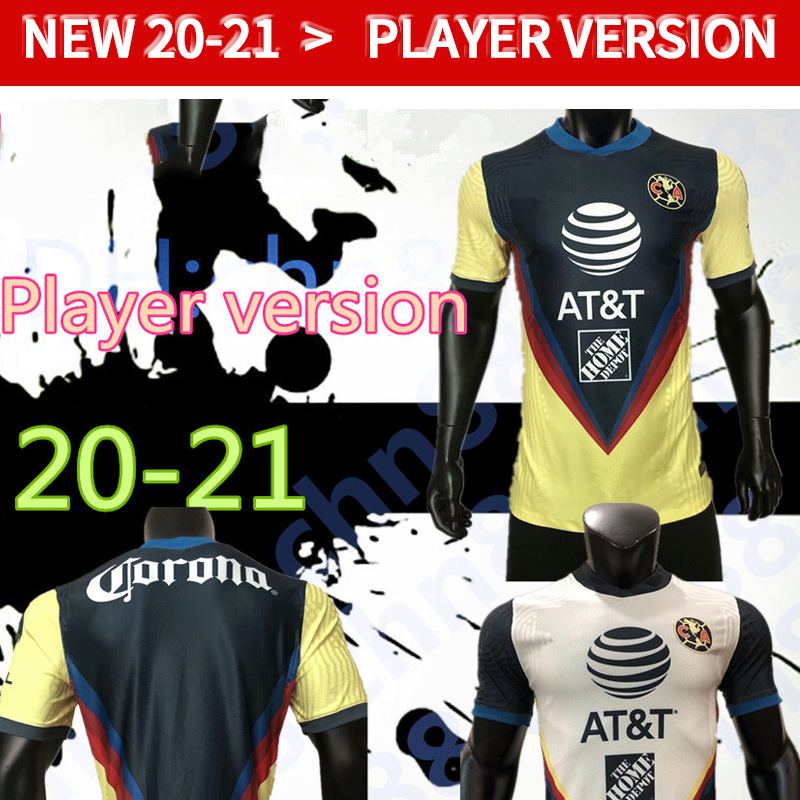 Player version G. Dos Santos 20 21 home America Yellow jersey soccer R.SAMBUEZA P.AGUILAR 2020 2021 away Mexico club Football Shirt WOMEN
Player version G. Dos Santos 20 21 home America Yellow jersey soccer R.SAMBUEZA P.AGUILAR 2020 2021 away Mexico club Football Shirt WOMEN