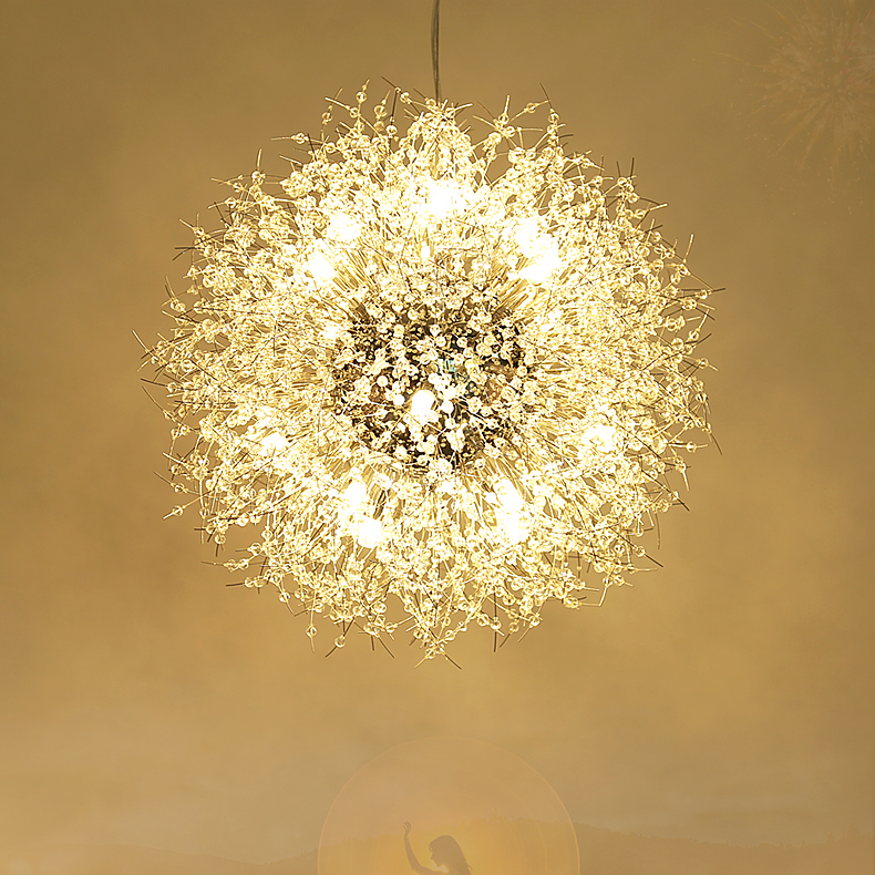 LED Pendant Lights Dandelion Light Simple Indoor Lighting Living Office Study Lamp Crystal Chandelier Round Globe Ball Lamps Creativity 
LED Pendant Lights Dandelion Light Simple Indoor Lighting Living Office Study Lamp Crystal Chandelier Round Globe Ball Lamps Creativity