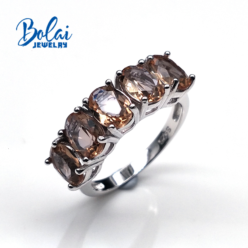 Bolaijewelry,Zultanite rings 925 sterling sliver created color change gemstone fine jewelry for women daily wear nice gift CJ191205