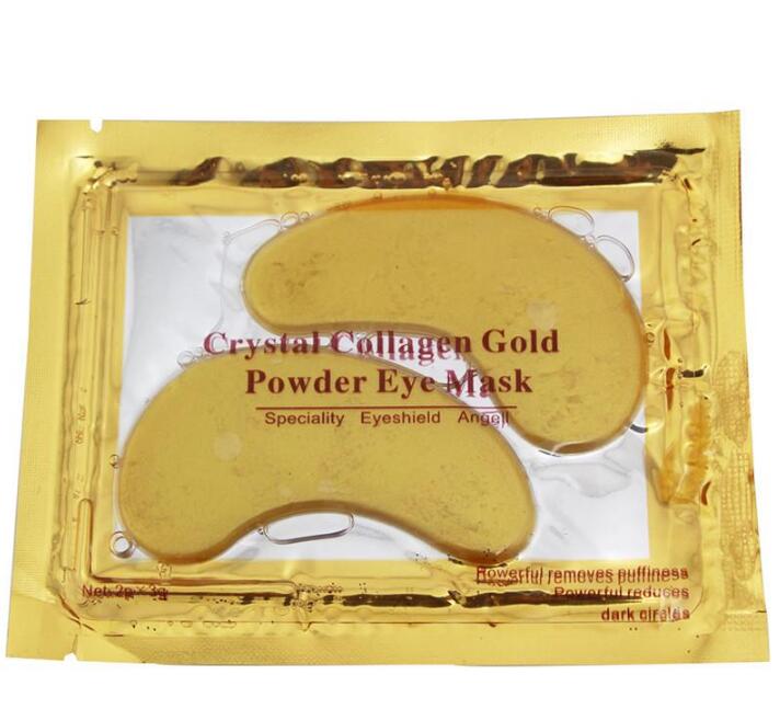 Crystal Collagen eye mask cosmetics improve eye bag black rim eyes skin care makeup 3g DHL Free eye care mask