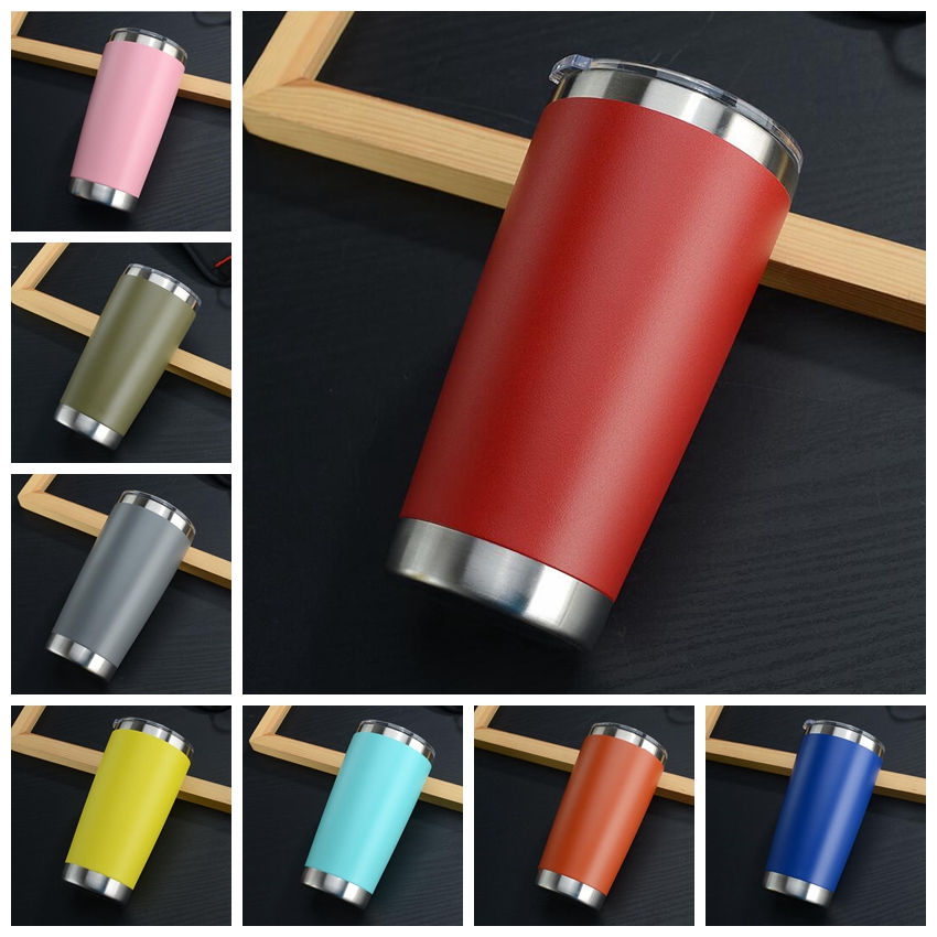 20oz Tumbler Double Wall Wine Glass Stainless Steel Thermal Coffee Cup Beer Cups With Seal Lid Straight Mugs with SEA SHIPPING CCA12213, As picture
20oz Tumbler Double Wall Wine Glass Stainless Steel Thermal Coffee Cup Beer Cups With Seal Lid Straight Mugs with SEA SHIPPING CCA12213, As picture