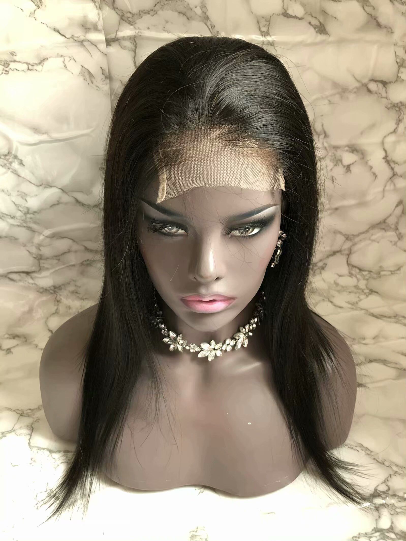 hd 4x4 lace closure wig straight brazilian lace frontal human hair wigs pre plucked with baby hair remy 150 hd lace frontal wig