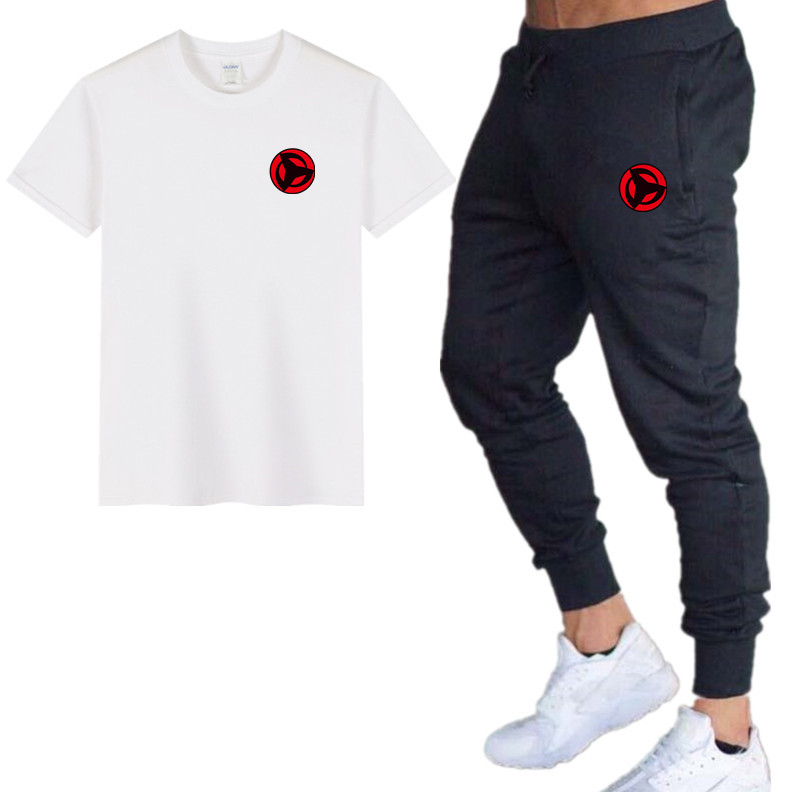 New men's cotton T-shirt + trousers two-piece casual sports suit brand printing fashion street clothing multiple colour, 26 white
New men's cotton T-shirt + trousers two-piece casual sports suit brand printing fashion street clothing multiple colour, 26 white