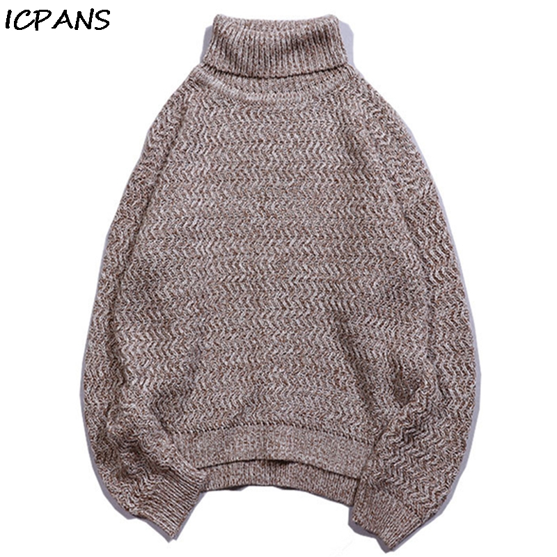 ICPANS Men's Autumn Turtleneck Pullovers Retro Vintage Loose Harajuku Men's Sweater Pullover Sweater Needlework Knitted, A1003 gray
ICPANS Men's Autumn Turtleneck Pullovers Retro Vintage Loose Harajuku Men's Sweater Pullover Sweater Needlework Knitted, A1003 gray
