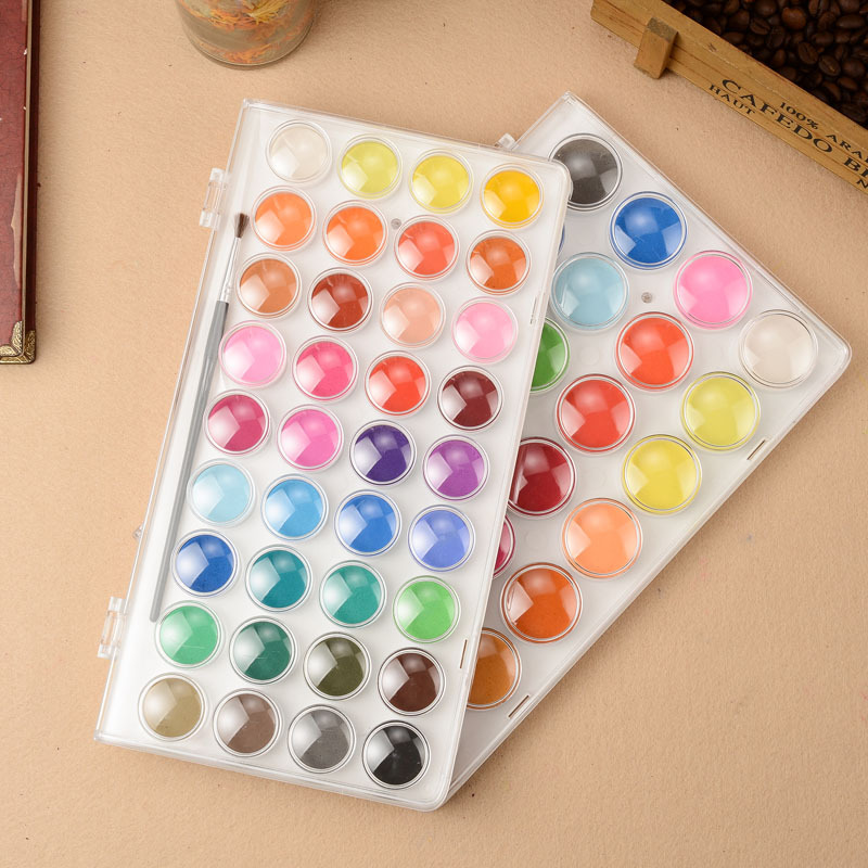 Superior 12/16/28/36 Color Solid Pigment Set Water Color Pen Brush Palette Bright Creative Painting Coloring Artist Art Supplies
Superior 12/16/28/36 Color Solid Pigment Set Water Color Pen Brush Palette Bright Creative Painting Coloring Artist Art Supplies