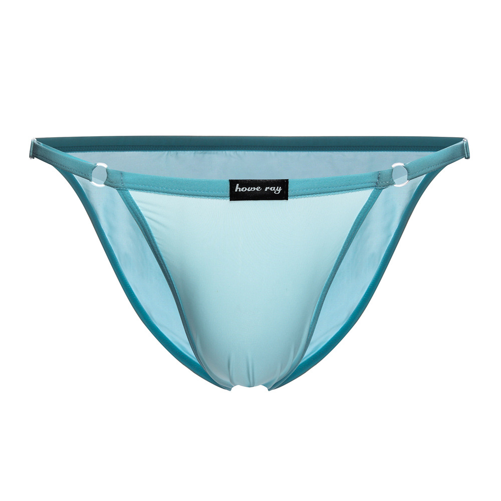 Wholesale 3pcs sexy men's underwear ice silk adjustable translucent briefs underpants panties #B301, Blue
Wholesale 3pcs sexy men's underwear ice silk adjustable translucent briefs underpants panties #B301, Blue