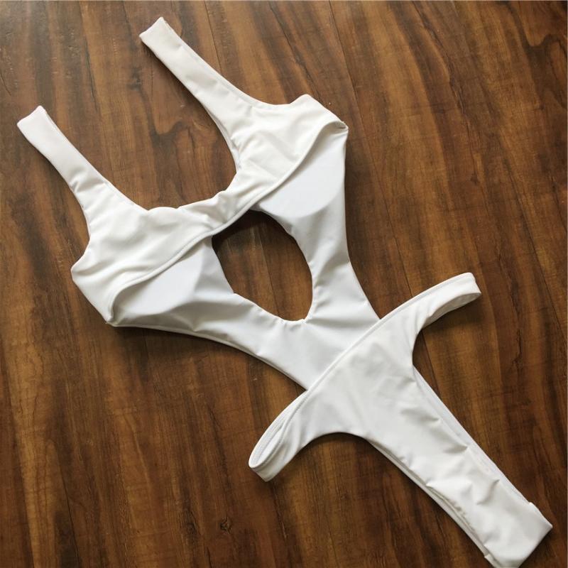 High Leg Cut Swim Suit One Piece Swimming Suit For Women Swimwear 2019 Tanga Thong Bathing Badpak Sexy Bather Monokini