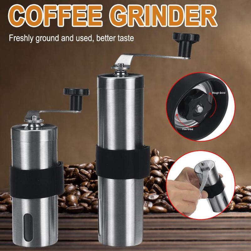 2 Size Stainless Steel Manual Coffee Bean Grinder Hand Crusher Pepper Grinder Manual Grinding Machine Coffee Tool
2 Size Stainless Steel Manual Coffee Bean Grinder Hand Crusher Pepper Grinder Manual Grinding Machine Coffee Tool