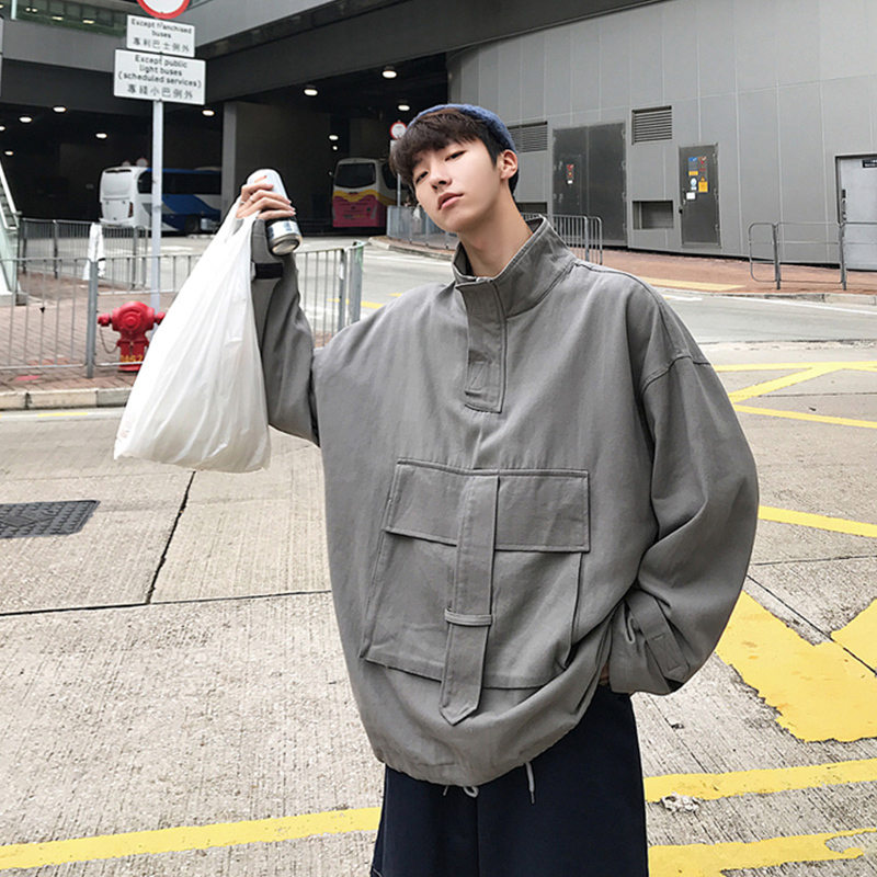2019 Spring And Summer New Trend Korean Version Of The Couple Harajuku Large Size Casual Long-sleeved Jacket Windbreaker Best, Black
2019 Spring And Summer New Trend Korean Version Of The Couple Harajuku Large Size Casual Long-sleeved Jacket Windbreaker Best, Black