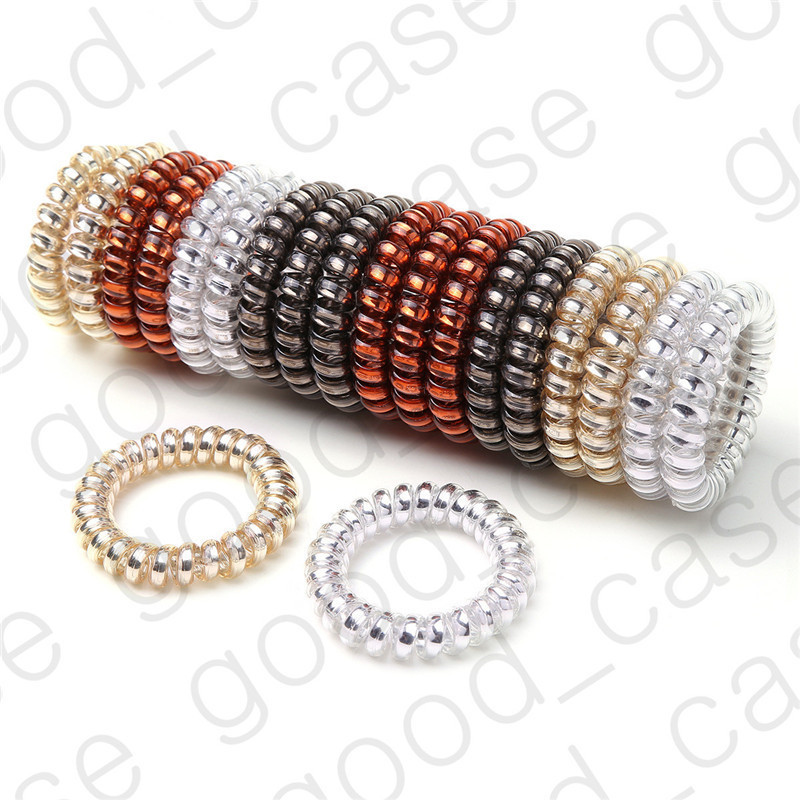 Metal Punk Telephone Wire Hair Band Coil Elastic Gum Rubber Bands Spiral Shape Scrunchies Hair Ties Pony Tail Holder for Women Kids D31001, Mixed colors;20pcs per lot
Metal Punk Telephone Wire Hair Band Coil Elastic Gum Rubber Bands Spiral Shape Scrunchies Hair Ties Pony Tail Holder for Women Kids D31001, Mixed colors;20pcs per lot