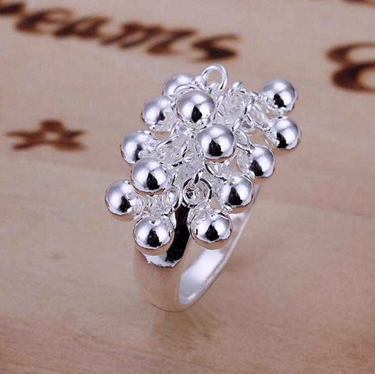 High grade 925 sterling silver Grape Set jewelry sets DFMSS303 brand new Factory direct sale 925 silver necklace bracelet earring ring