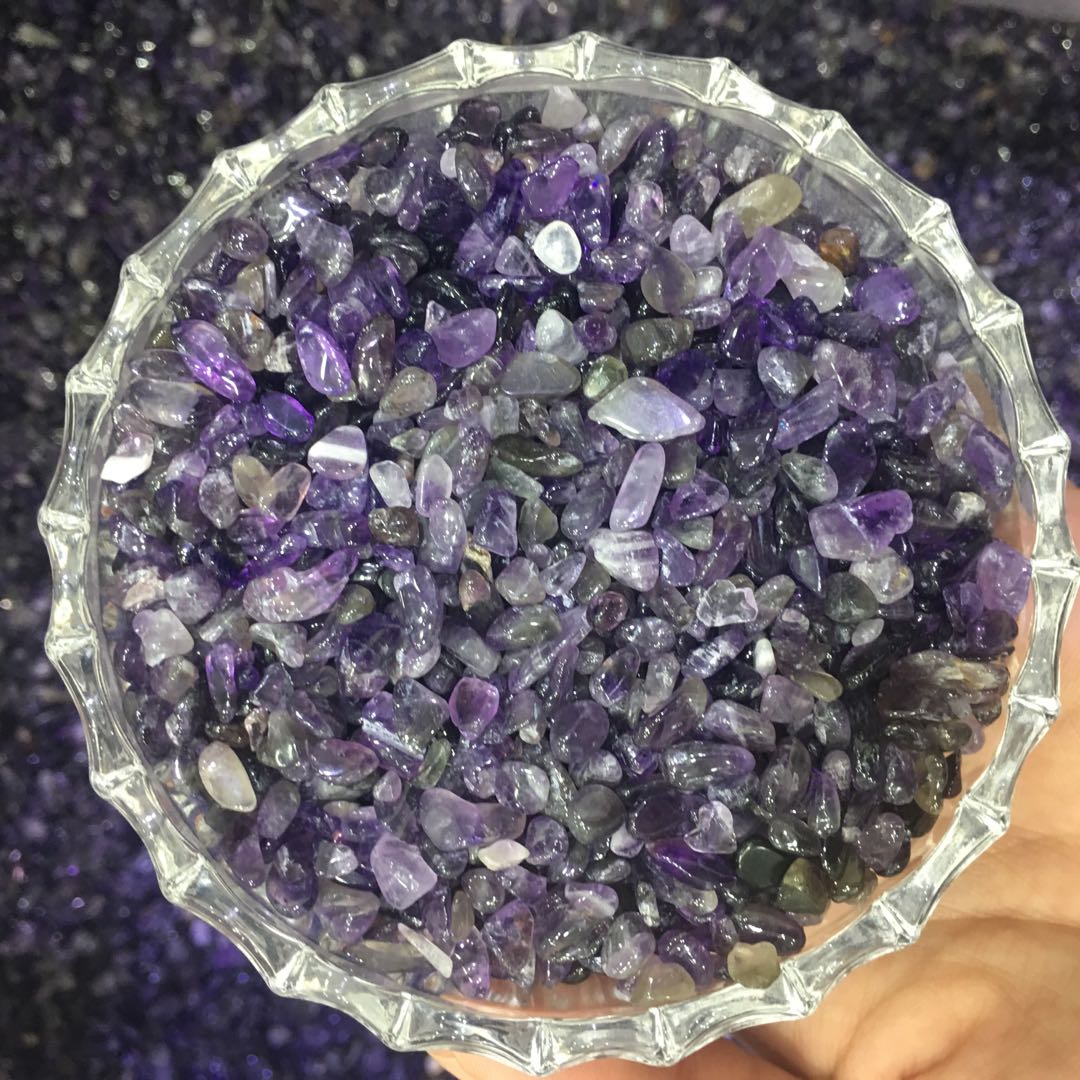 100g Natural amethyst crystals gravel amethystine quartz raw rock gemstone crystal chips healing mineral degaussing for decor
100g Natural amethyst crystals gravel amethystine quartz raw rock gemstone crystal chips healing mineral degaussing for decor