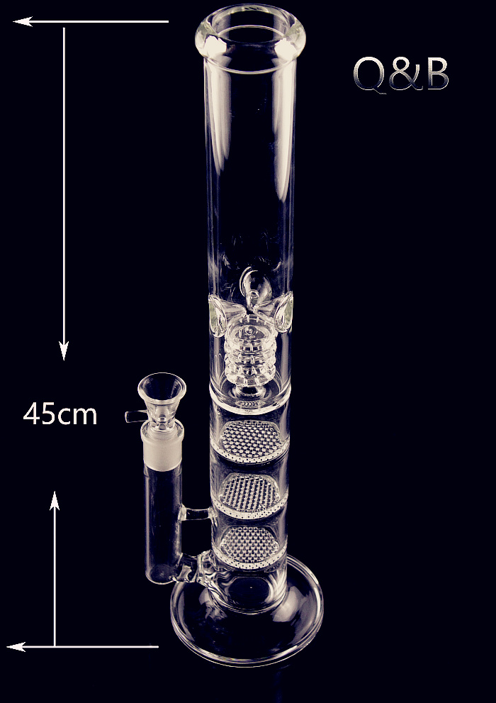QBsomk tall big water bongs 18mm recycler oil rigs dab bubbler triple honeycomb perc smoking glass pipes bowl ash catcher 18.8mm
QBsomk tall big water bongs 18mm recycler oil rigs dab bubbler triple honeycomb perc smoking glass pipes bowl ash catcher 18.8mm