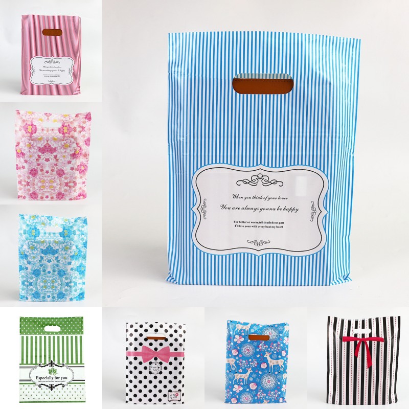40pcs/pack Plastic Bag Wedding Gift Thick Boutique Gift Shopping Packaging Plastic Handle Bags More Patterns
40pcs/pack Plastic Bag Wedding Gift Thick Boutique Gift Shopping Packaging Plastic Handle Bags More Patterns