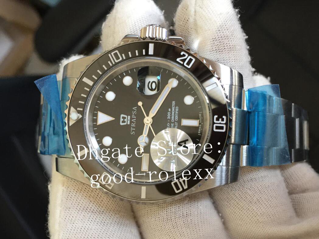 Top Factory Mens Automatic Eta 2836 Movement Watch Men Ceramic Bezel Steel Dive Sport 116610 Sub Watches Date JF Perpetual Wristwatches, Black
Top Factory Mens Automatic Eta 2836 Movement Watch Men Ceramic Bezel Steel Dive Sport 116610 Sub Watches Date JF Perpetual Wristwatches, Black