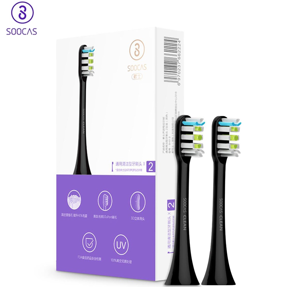 

SOOCAS X3 X1 X5 Replacement Toothbrush heads for Xiaomi Mijia SOOCARE X1 X3 sonic electric tooth brush head original nozzle jets