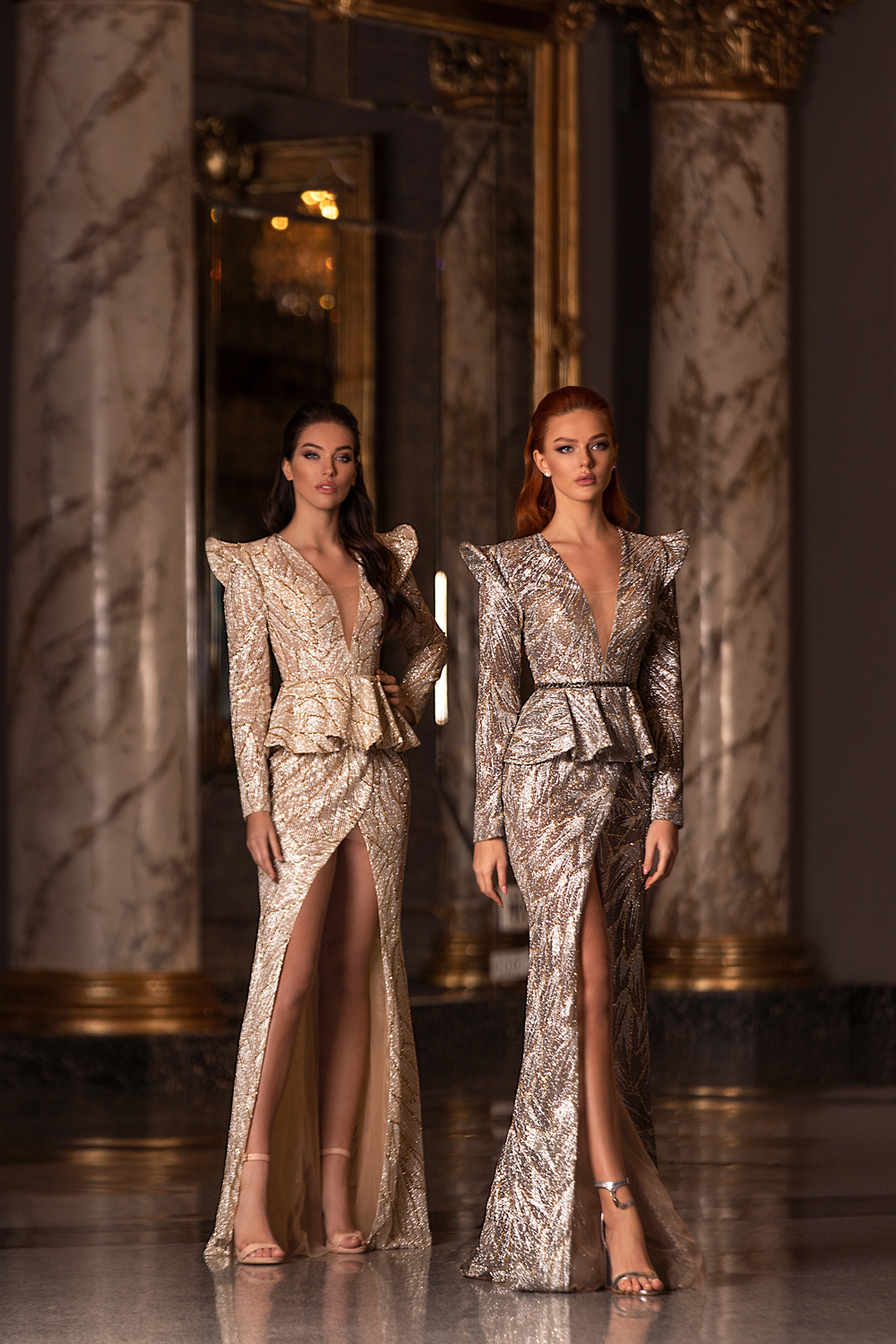 Long Sleeve Mermaid Prom Dresses Deep V Neck Beads Sequins Satin Front Split Party Gowns Sweep Train Prom Gowns, Black
Long Sleeve Mermaid Prom Dresses Deep V Neck Beads Sequins Satin Front Split Party Gowns Sweep Train Prom Gowns, Black