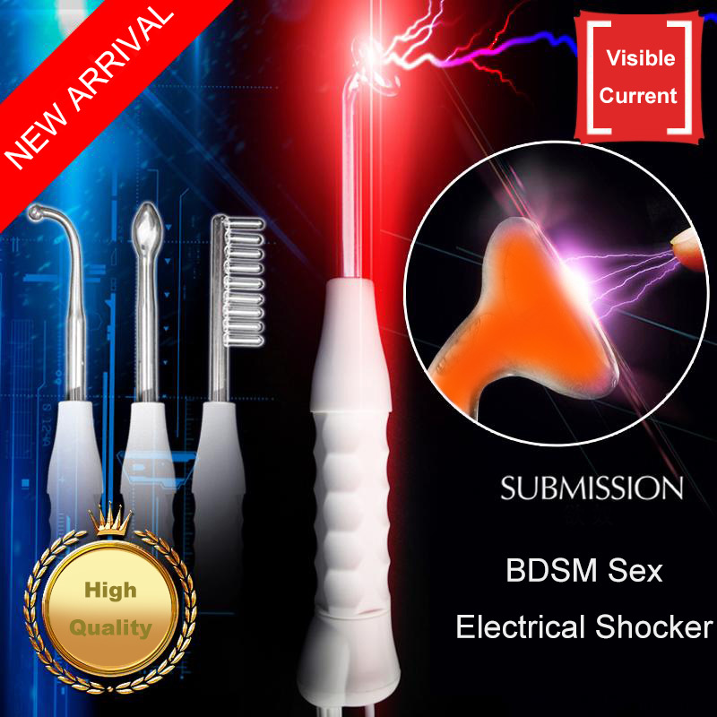 Electro Sex Massager, Submission Electric Shocker Sex Toys Nipple Electro Stimulation Shock Twilight Wand Intimate Sex Products Y191214