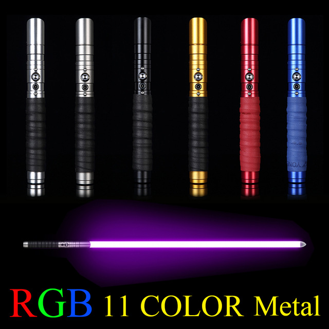 Cosplay Metal Lightsaber Multi Color Light Sword with Sound LED Light Toys Gift Outdoor Creative Laser Flashing Kids Light Saber Wars Toy
Cosplay Metal Lightsaber Multi Color Light Sword with Sound LED Light Toys Gift Outdoor Creative Laser Flashing Kids Light Saber Wars Toy