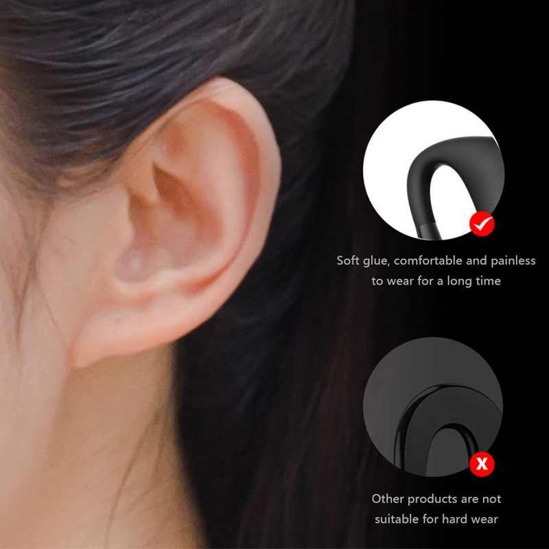Bluetooth 50 Earphones with Ear Hook Earhook Sport Earphones Hanging Ear bluetooth Headset Hands Small Bluetooth Earpiece339y80708