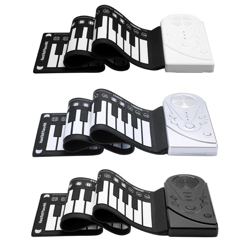 Portable Folding Piano Foldable 49 Keys Flexible Soft Electric Digital Roll Up Keyboard Loudspeak Learning Electronic Musical instrument
Portable Folding Piano Foldable 49 Keys Flexible Soft Electric Digital Roll Up Keyboard Loudspeak Learning Electronic Musical instrument