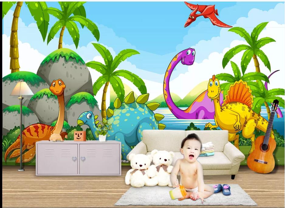 WDBH custom photo 3d wallpaper Cartoon Dinosaur World Children's Room home decor living room 3d wall muals wall paper for walls 3 d, Non-woven
WDBH custom photo 3d wallpaper Cartoon Dinosaur World Children's Room home decor living room 3d wall muals wall paper for walls 3 d, Non-woven