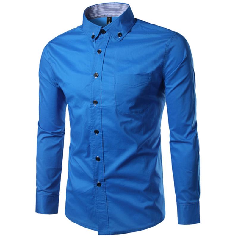 2020 Spring and Autumn Fashion New Men's Casual Long Sleeve Solid Color Shirt / Men's Business Lapel Shirts, Black
2020 Spring and Autumn Fashion New Men's Casual Long Sleeve Solid Color Shirt / Men's Business Lapel Shirts, Black