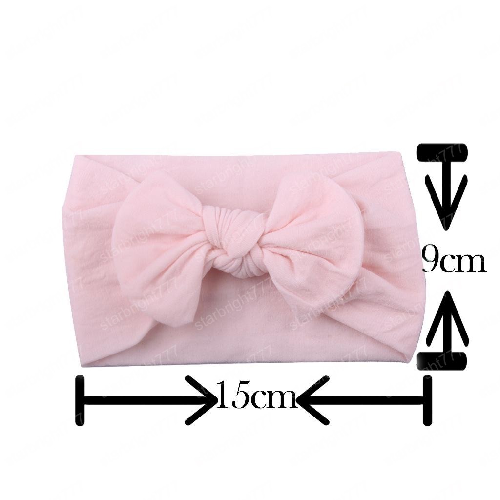2020 new hair bows hairbands Newborn Infant Soft Nylon Headbands Hair Accessories for Girls Kids Toddler Childrens Head Wrap