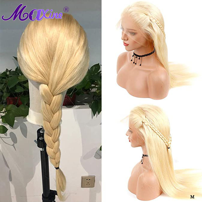613 Blonde Lace Front Wig Straight 13x4 Transparent Lace Front Remy Human Hair Wigs Pre Plucked 613 Hair Wigs 150% Maxine, #613
613 Blonde Lace Front Wig Straight 13x4 Transparent Lace Front Remy Human Hair Wigs Pre Plucked 613 Hair Wigs 150% Maxine, #613
