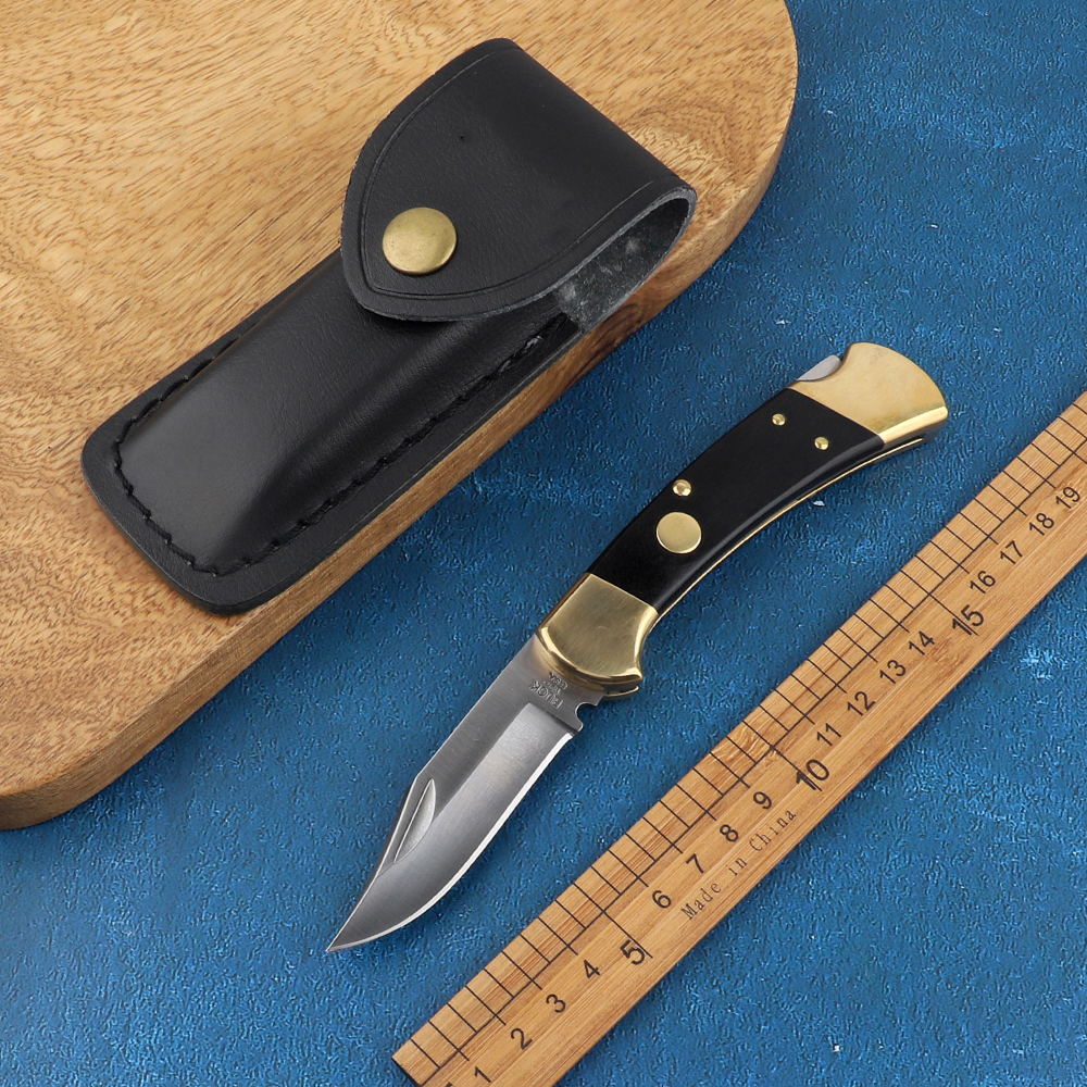 Classic size 112 tactical knife black sandalwood handle AUTO 440c blade knife survival EDC gift
Classic size 112 tactical knife black sandalwood handle AUTO 440c blade knife survival EDC gift