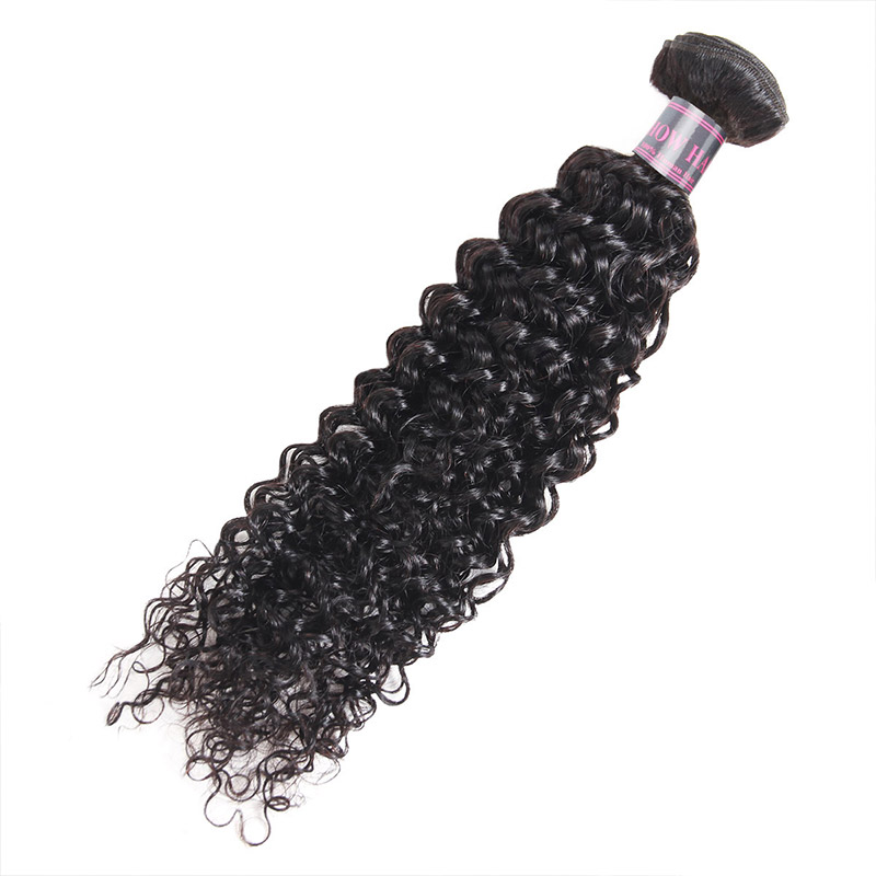 Ishow Peruvian Deep Curly Water Body Straight Human Hair Bundles 4pcs Human Hair Extensions Wholesale Malaysian Virgin Curly Hair Weaves