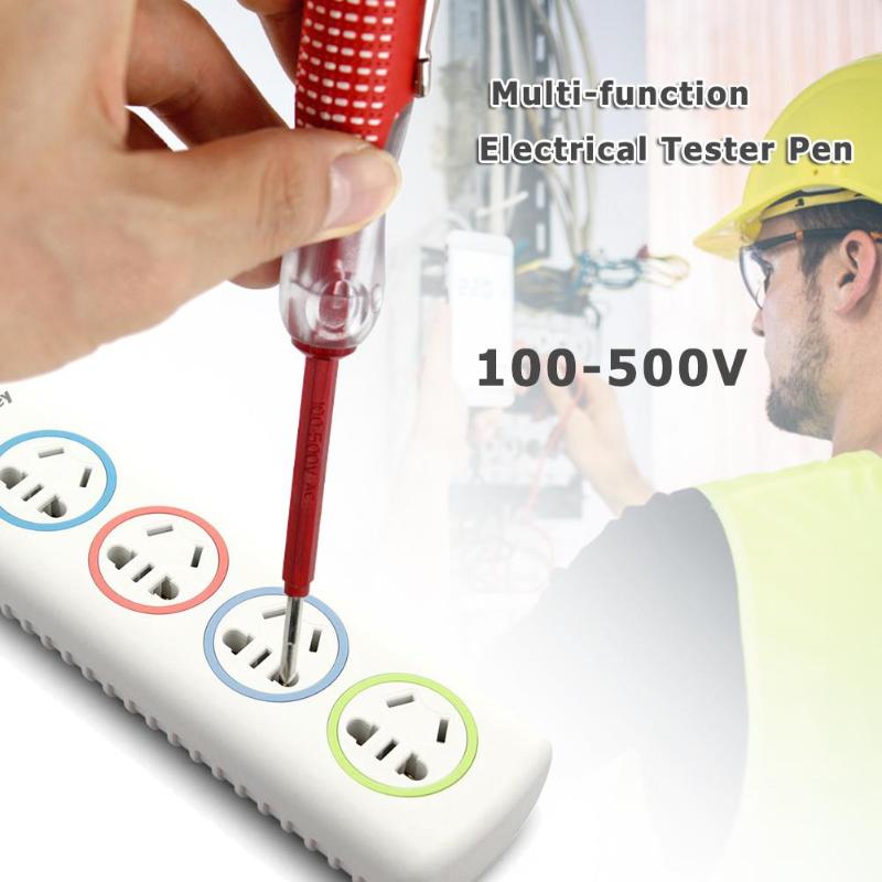 Multi-function 2 in 1 Electrical Voltage Tester Slotted Screwdriver Detector Probe Industry Voltage Test Pen 100-500V
Multi-function 2 in 1 Electrical Voltage Tester Slotted Screwdriver Detector Probe Industry Voltage Test Pen 100-500V