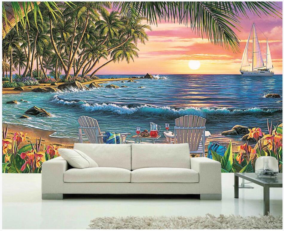 3d wallpaper custom photo Coconut grove double beach chairs beautiful seaside scenery 3d wall murals wallpaper for walls 3 d living room, Non-woven
3d wallpaper custom photo Coconut grove double beach chairs beautiful seaside scenery 3d wall murals wallpaper for walls 3 d living room, Non-woven