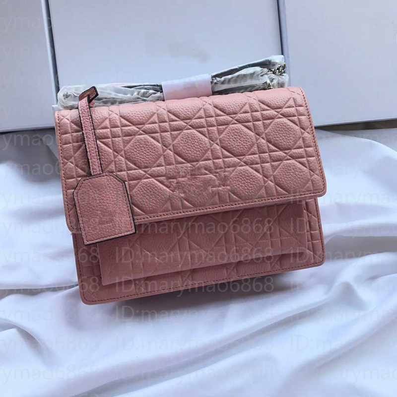 Latest Luxury Rhomboid Flip Woman Designer Shoulder bag Ladies Genuine leather Chain Messenger handbag Tote Cross Body bag pink Evening purs
Latest Luxury Rhomboid Flip Woman Designer Shoulder bag Ladies Genuine leather Chain Messenger handbag Tote Cross Body bag pink Evening purs