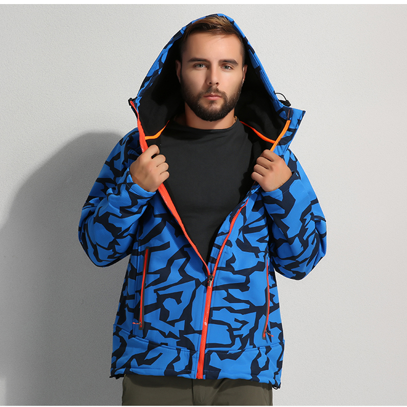 Outdoor Hiking Jacket Men Softshell Breathable Waterproof Jackets Thermal Camping Fishing Hunting Camouflage Windstopper Hooded, Blue
Outdoor Hiking Jacket Men Softshell Breathable Waterproof Jackets Thermal Camping Fishing Hunting Camouflage Windstopper Hooded, Blue