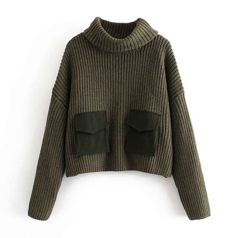 Harada Pockets Patchwork Sweaters Women Fashion Loose Turtleneck Sweater Women Elegant Long Sleeve Sweaters Female Ladies KA, Hhsw2881
Harada Pockets Patchwork Sweaters Women Fashion Loose Turtleneck Sweater Women Elegant Long Sleeve Sweaters Female Ladies KA, Hhsw2881