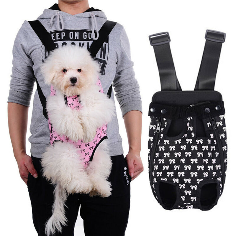 Men Women Backpack Pet Dog Cat Backpack Travel Carrier Front Bag with Dual Shoulder Strap /BY, Pink 
Men Women Backpack Pet Dog Cat Backpack Travel Carrier Front Bag with Dual Shoulder Strap /BY, Pink