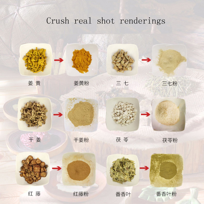 20KG / H Grain Mill Grinder Commercial for Home Grains Spices Cereals Coffee Dry Food Grinder Powder Machine