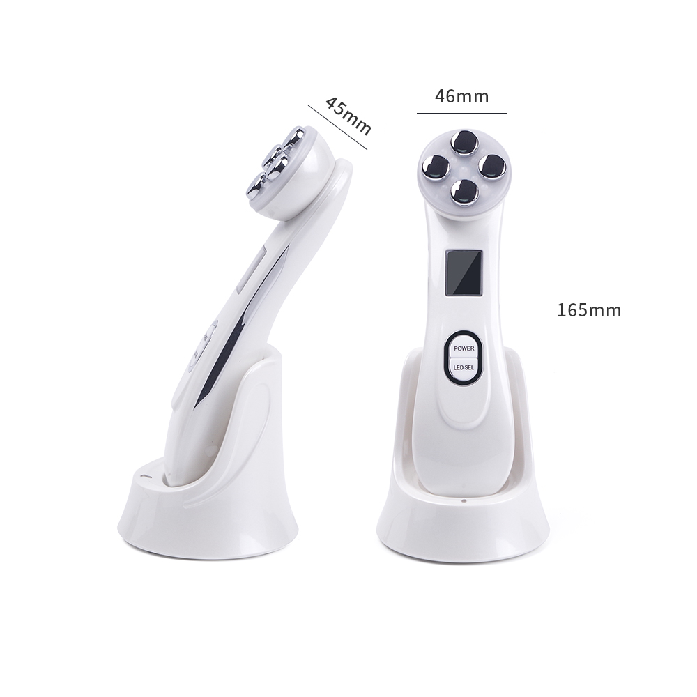 Cleaning Facial Mesotherapy Electroporation RF Radio Frequency LED Pon Face Lifting Tighten Wrinkle Removal Skin Care Massager
