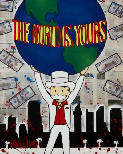 Alec Monopoly Oil Painting On Canvas Graffiti Art Decor The World is Yours Home Decor Handcrafts /HD Print Wall Art Canvas Pictures 191027
Alec Monopoly Oil Painting On Canvas Graffiti Art Decor The World is Yours Home Decor Handcrafts /HD Print Wall Art Canvas Pictures 191027