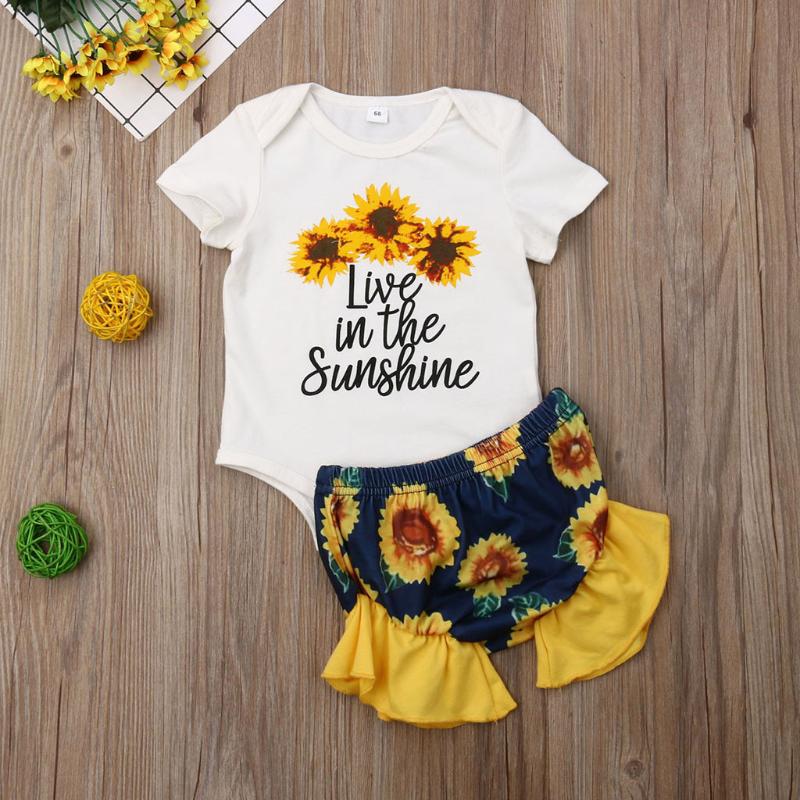 SAGACE baby boy clothes Letter Romper Sunflowers Floral Shorts Outfits baby girl clothes kids roupas de 20Mar4
SAGACE baby boy clothes Letter Romper Sunflowers Floral Shorts Outfits baby girl clothes kids roupas de 20Mar4