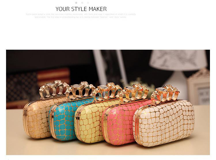 Popular Knuckle Womens Evening Clutch Designer Clutch Handbags leather Gold Purse Online Skull Wild Luxury Party Shouldes bag stone Pattern, Sky blue
Popular Knuckle Womens Evening Clutch Designer Clutch Handbags leather Gold Purse Online Skull Wild Luxury Party Shouldes bag stone Pattern, Sky blue